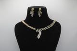 Zamurd Emerald Fern Necklace Set