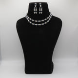 Neelam Sapphire Tennis Collar Necklace Set