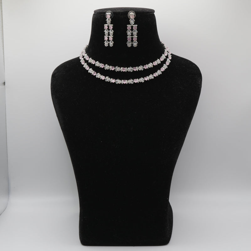 Gulabi Pink Tennis Collar