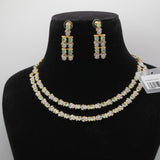Firoza Mint Tennis Collar Necklace Set