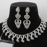 Chann Silver Wave Necklace Set