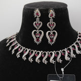 Rani Ruby Wave Necklace Set