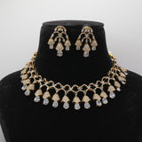 Jaali Gold Necklace Set