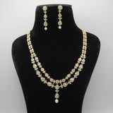 Noor Mint Pearl Necklace Set