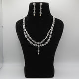 Chandni Silver Necklace Set