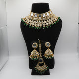 Panna Emerald Jhumka Necklace Set