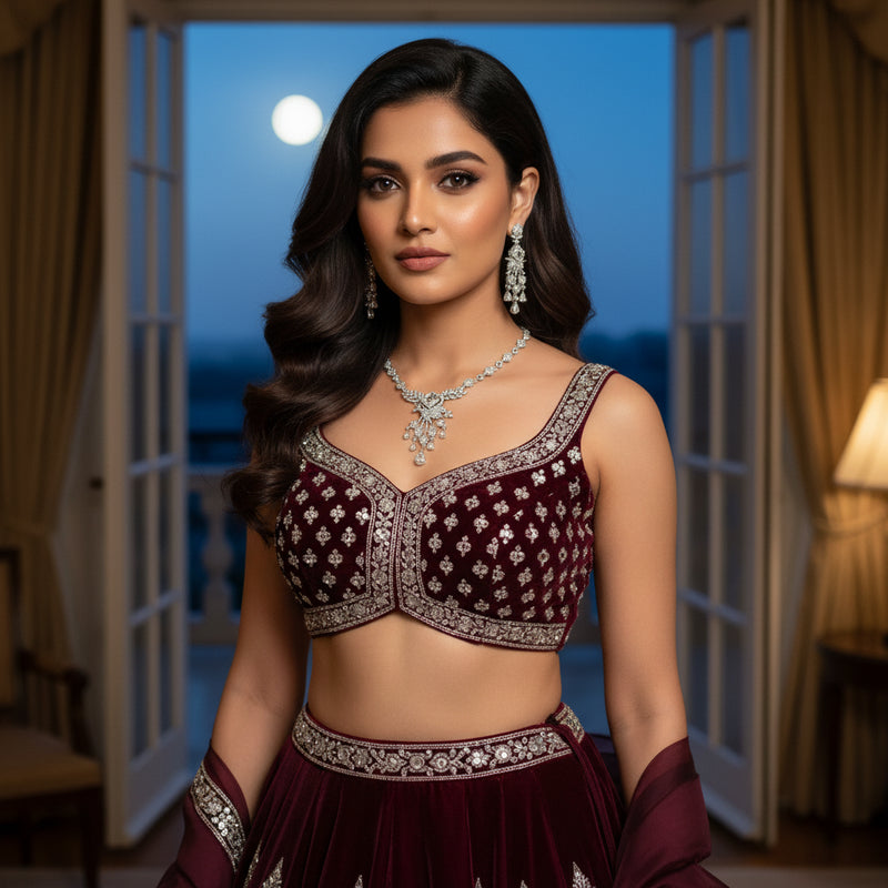 Hira Diamond Art Deco - VVS American Diamond Collection - Jewellery by Aman