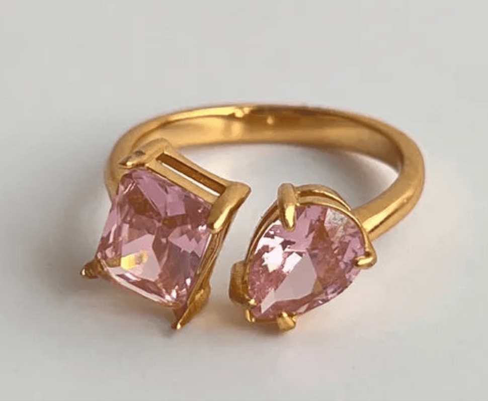 18K Gold - Plated Stainless Steel Ring | Rings | 18K Gold - Plated Jewellery by Jewellery By Aman