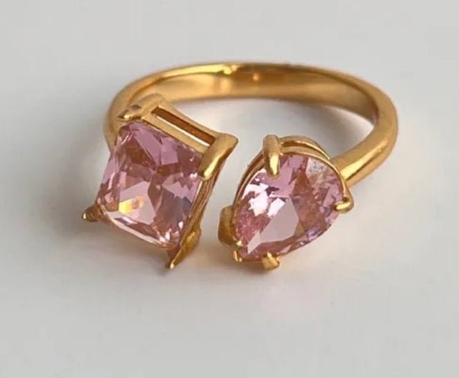 18K Gold - Plated Stainless Steel Ring | Rings | 18K Gold - Plated Jewellery by Jewellery By Aman