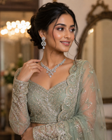 Hira Floral Vine Necklace Set