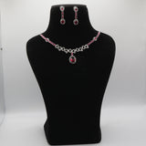 Yakoot Ruby Oval Halo Pendant - Product Detail - VVS American Diamond Collection - Jewellery by Aman