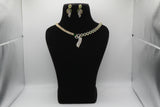 Zamurd Emerald Fern Necklace Set