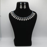 Neelam Sapphire Peacock Collar Necklace Set