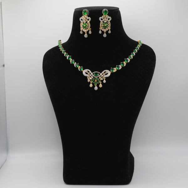 Zamurd Emerald Mughal Necklace Set