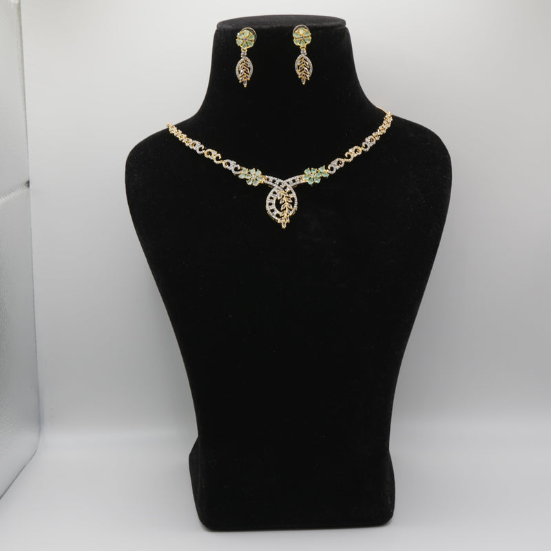 Kiran Mint Necklace Set