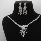 Hira Art Deco Necklace Set
