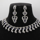 Baigani Amethyst Wave Necklace Set