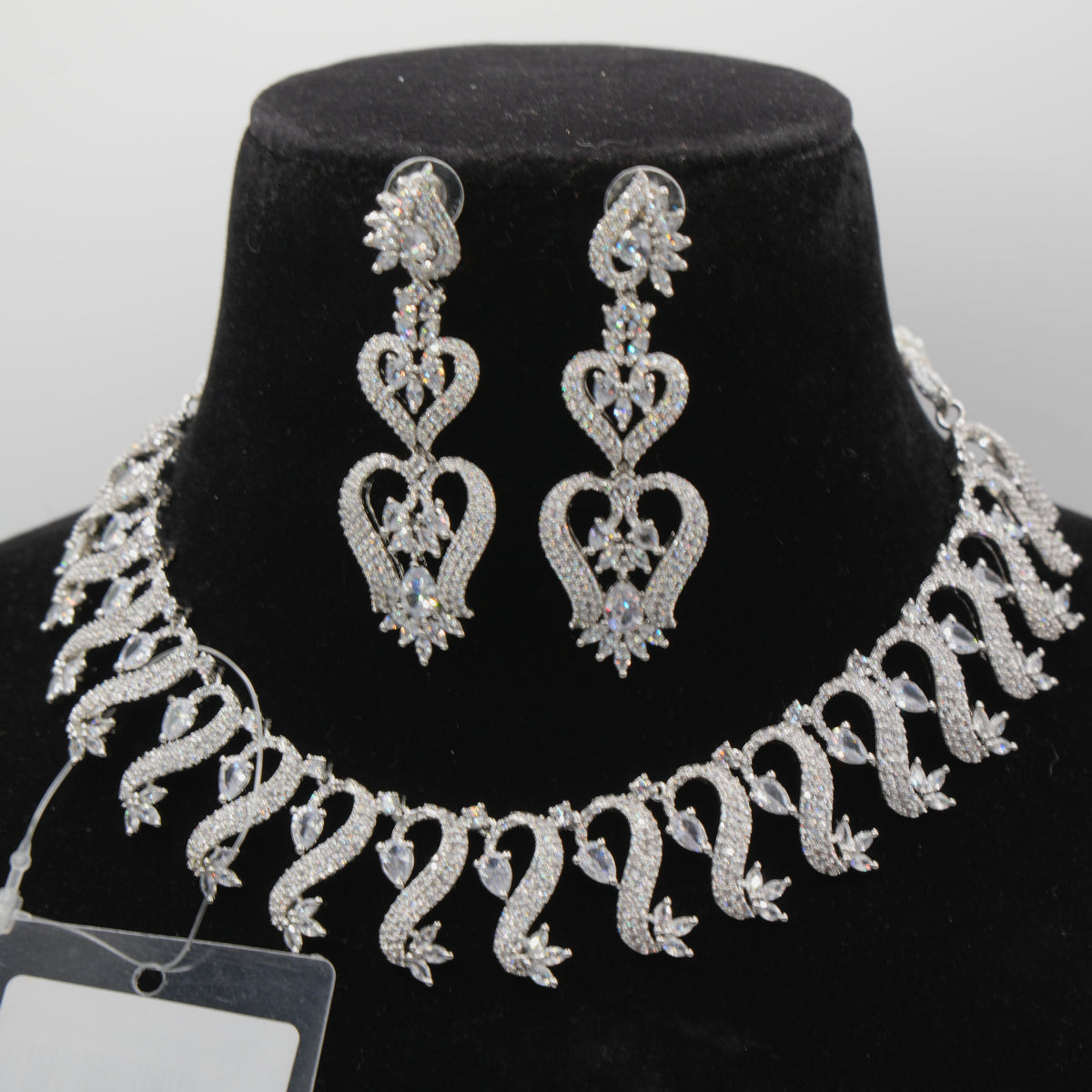 Chann Silver Wave Necklace Set
