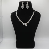 Tara Silver Leaf Necklace Set