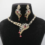 Yakoot Ruby Vine Necklace Set