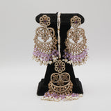 Neeli Lavender Passa Necklace Set