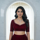 Hira Silver Fern Cascade - VVS American Diamond Collection - Jewellery by Aman