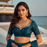 Jaali Gold Statement Choker - VVS American Diamond Collection - Jewellery by Aman