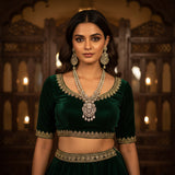 Sheesh Mahal Medallion - VVS American Diamond Collection - Jewellery by Aman